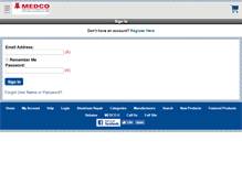 Tablet Screenshot of medcoonlinewarehouse.com